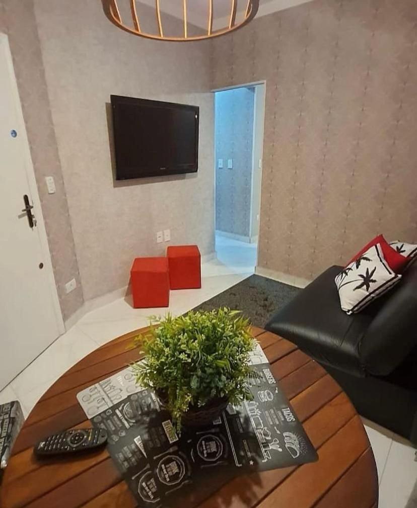 113 Canto Do Forte - 1Dorm - 200 M Da Praia E 20M Dos Bares E Restaurantes - Estacionamento Gratuito E Wi Fi , Tv A Cabo Praia Grande  Exterior foto